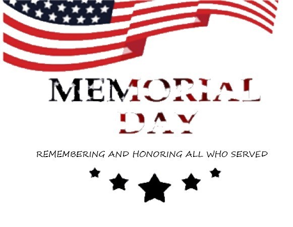 MEMORIAL DAY FLAG GRAPHIC