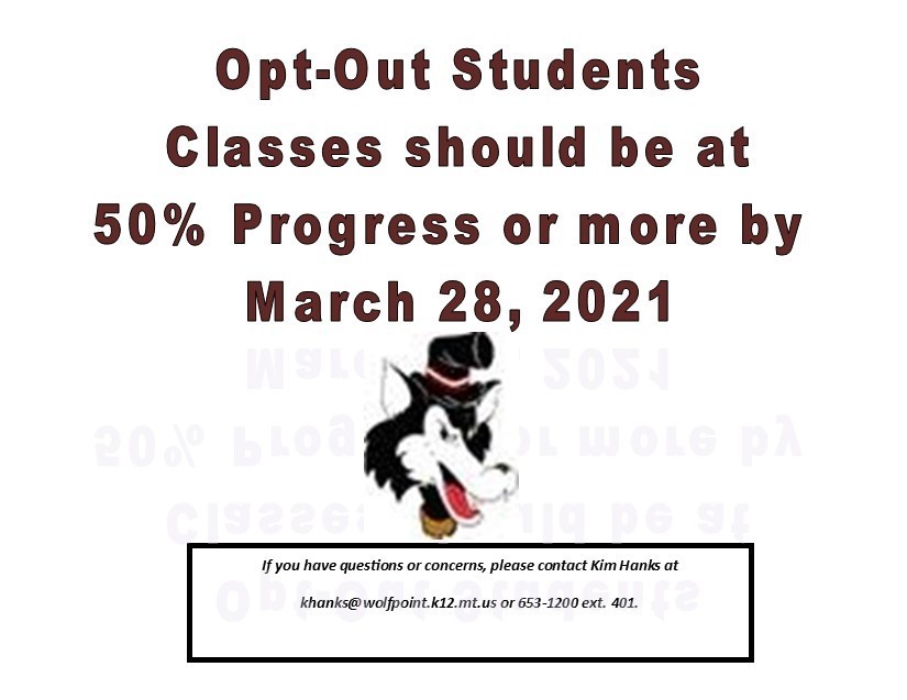 Opt Out 3rd Qtr
