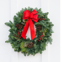 Swing Choir Selling Christmas Wreaths